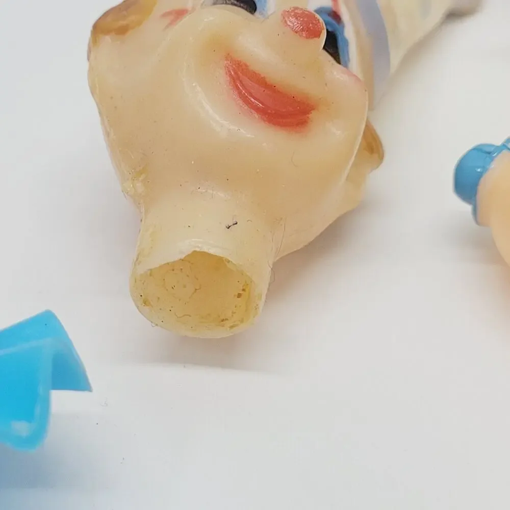 Vintage Circus Theme Cake Toppers Cupcake Picks Clowns Flower Candle Holder Lot